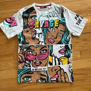 Size L Men's Graphic Tee - Multicolor